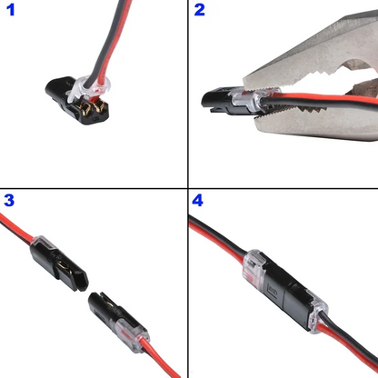 🏆Double-wire Plug-in Connector With Locking Buckle🔩🔒