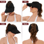 Women's UPF 50+ UV Protection Sun Visor Hat
