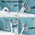 🚰 Upgrade Your Washing Routine✨ TTZZ 1440° Rotatable Faucet Aerator Extension - For Effortless, All-Angle Control!