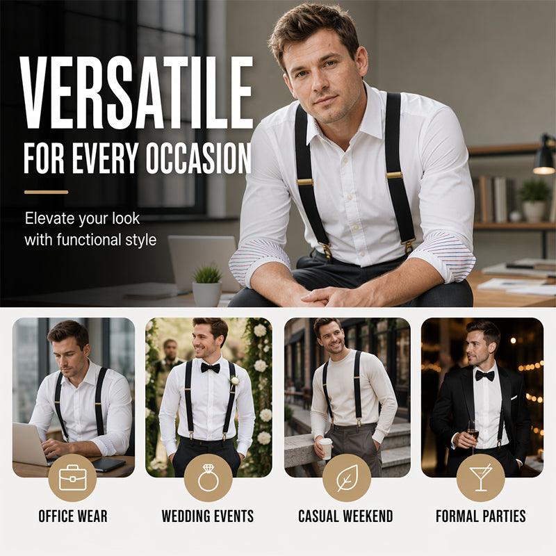 Universal X-Shaped High-Elastic Suspenders