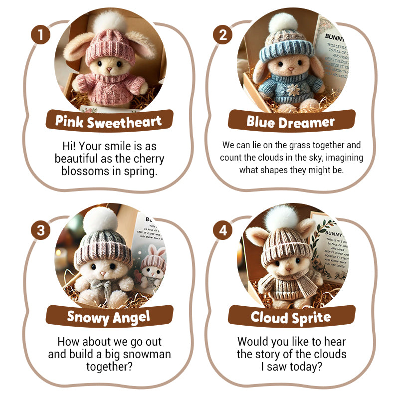 BUY 3 GET 1 FREE - Handmade🐇Mini Bunny Hug Cute Gift🎁