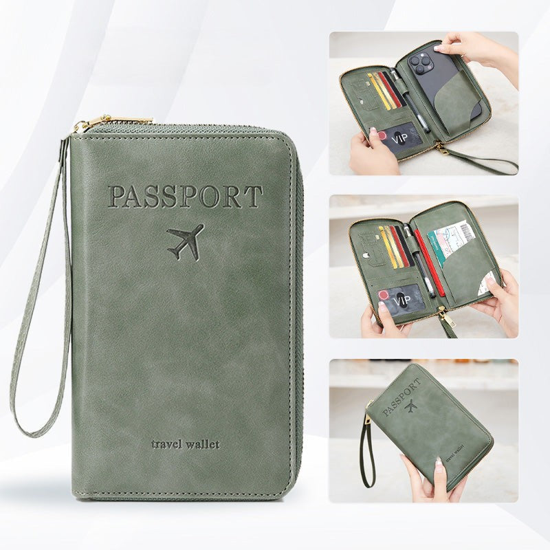Multifunctional RFID Passport Wallet