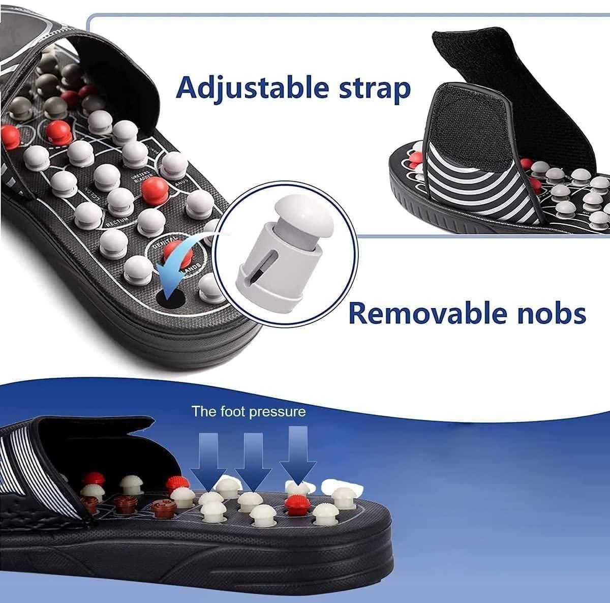 Acupressure and Magnetic Therapy Slippers 🔥