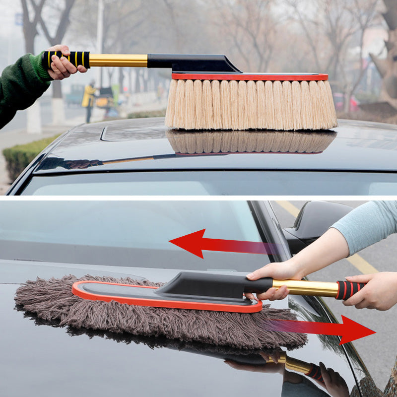 【Practical Gift】Car Duster with Extendable Telescoping Handle