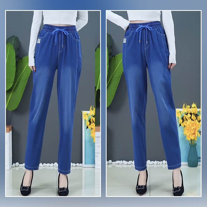 🔥Slim Casual Straight Ice Silk Jeans👖