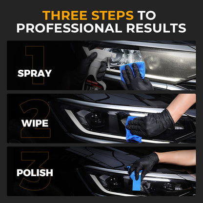 180ml Professional Car Headlight Restorer with Sponge