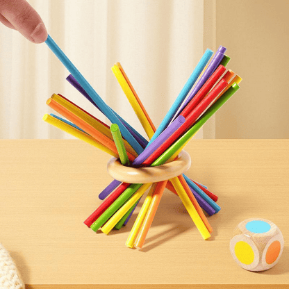 ⭐Wooden Peg Game With Balls for Children