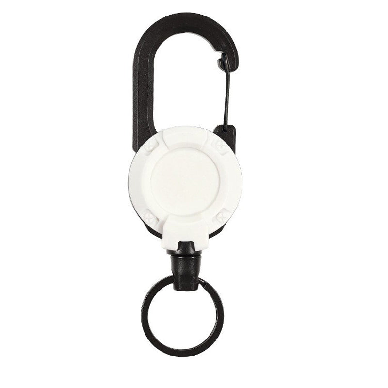 Outdoor Automatic Retractable Wire Rope Anti-theft Keychain