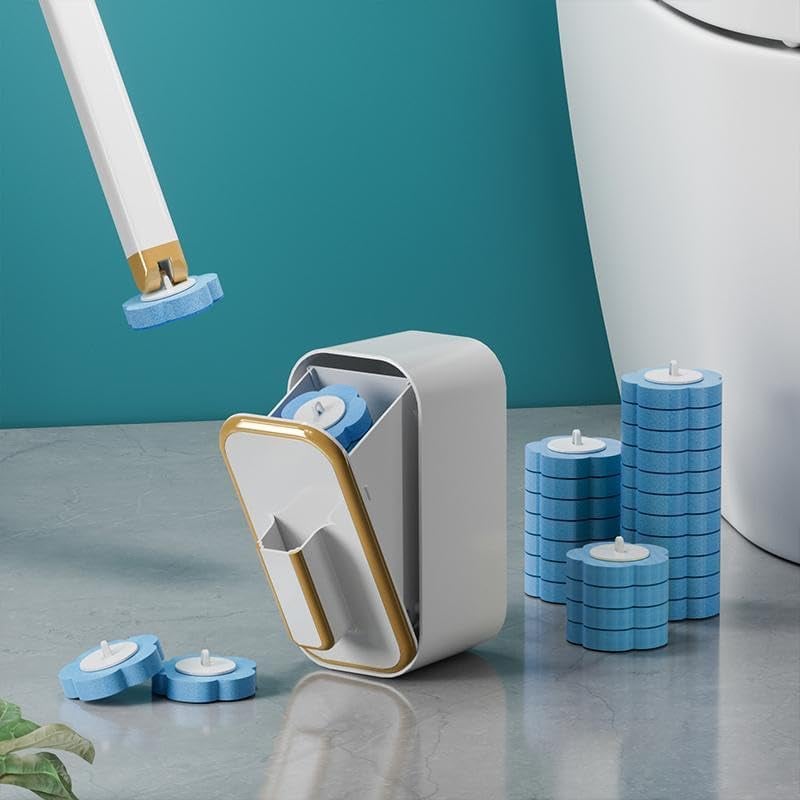 ⚡50K+ SOLD!🚽💦Disposable Replacement Wall-Mounted Innovative Toilet Brush Set✨