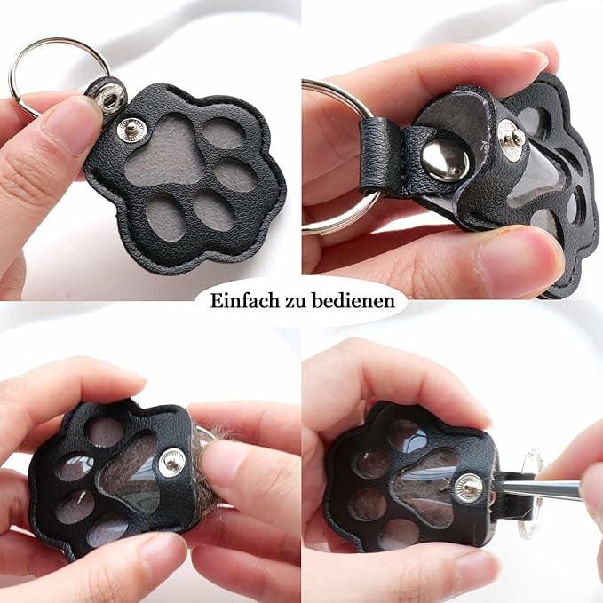 💖 Leather Key Rings To Remember Your Pet - 🐾 Always keep the memory close to yourself