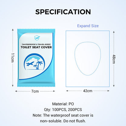 🎁2025 Hot Sale🎁💥 Disposable Plastic Toilet Seat Cover - No Worry Of Public Toilet Anymore👋