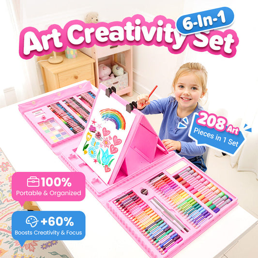 💗Deluxe 6-In-1 Art Creativity Set🎁The Best Present For Kids