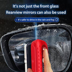 🔥Car Glass Oil Film Cleaner Brush