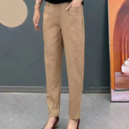 🔥Good Gift-Women's Elastic Waist Cotton Trousers