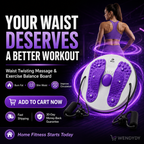 ✨ Waist Twisting Massage & Exercise Balance Board – Burn Fat, Slim Waist & Improve Circulation at Home