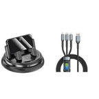 📱2-in-1 Car Phone Holder + Parking Number Plate – 360° rotation, fits heavy-duty cases. 🚗