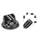 📱2-in-1 Car Phone Holder + Parking Number Plate – 360° rotation, fits heavy-duty cases. 🚗