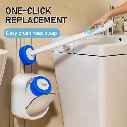 Disposable Toilet Brush with Replaceable Head