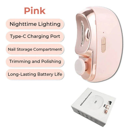 🔥3 in 1 Automatic Electric Nail Clipper with Polishing【Safe and convenient】