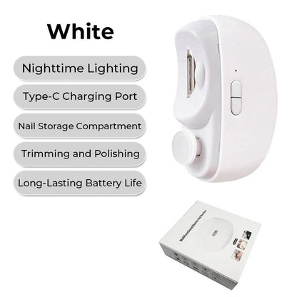 🔥3 in 1 Automatic Electric Nail Clipper with Polishing【Safe and convenient】