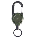 Outdoor Automatic Retractable Wire Rope Anti-theft Keychain