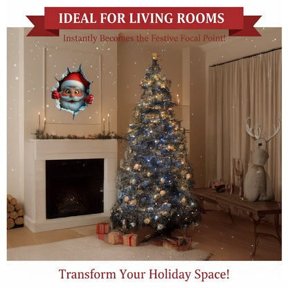 🎅Santa's Surprise 3D Wall Decals
