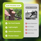 Lightweight And Sharp Universal Pruning Saw With Sheath