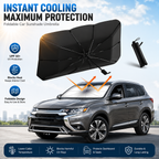 🔥Upgraded Car Windshield Sun Shade Umbrella