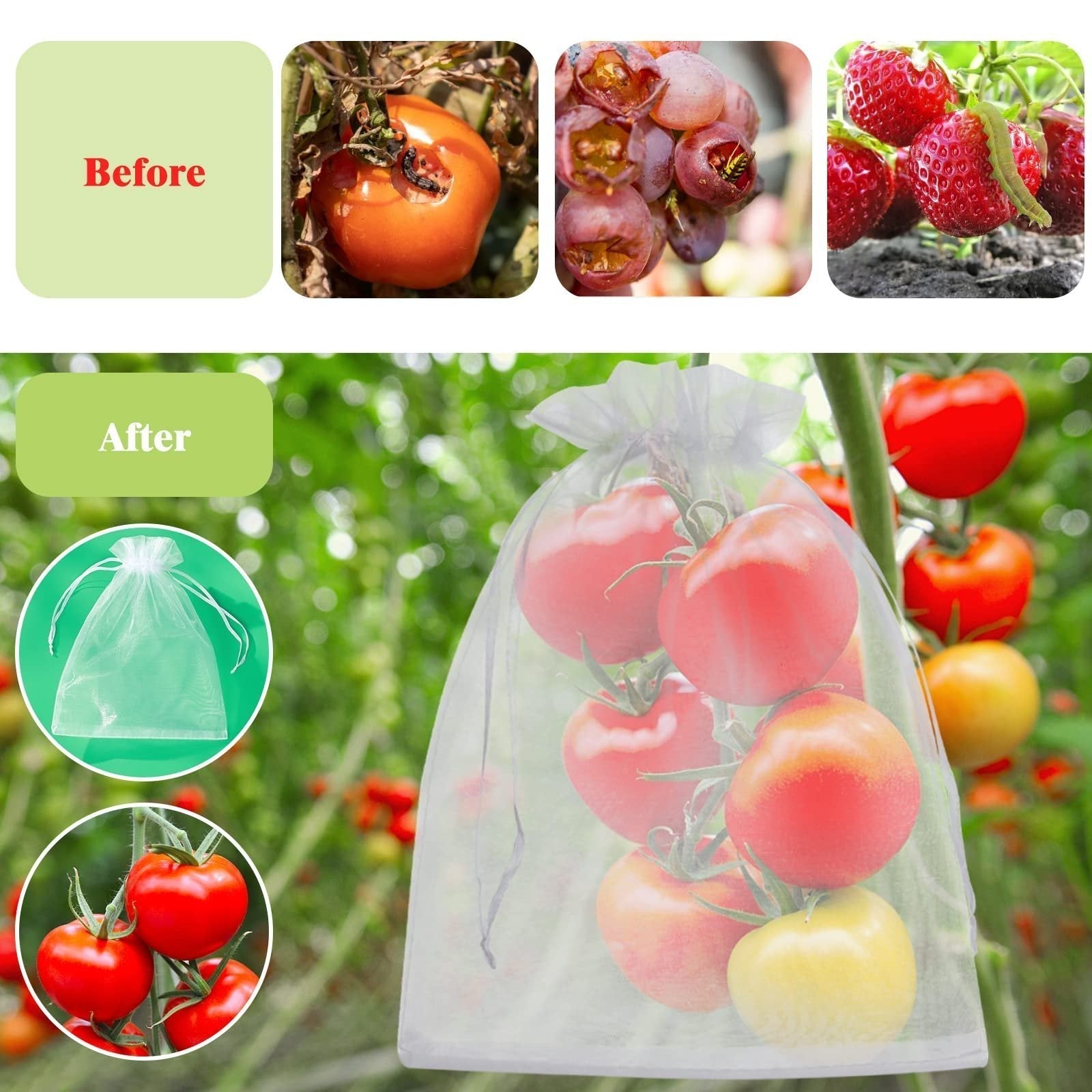 Buy 1 Get 1 Free🔥Protective Mesh Cover for Fruit Trees