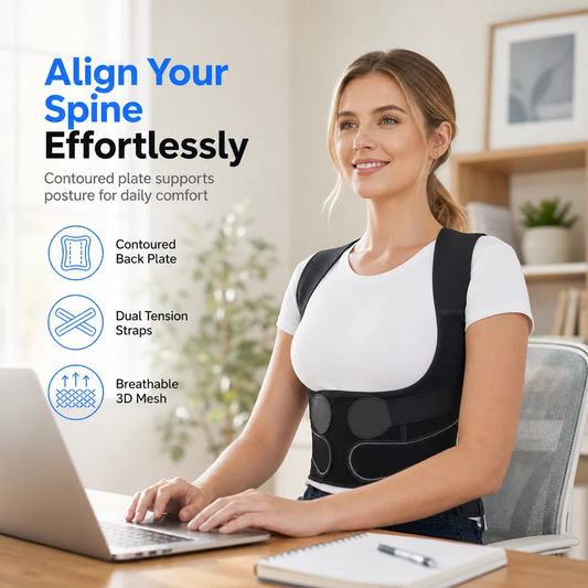 Strong Support Universal Adjustable Back Posture Corrector