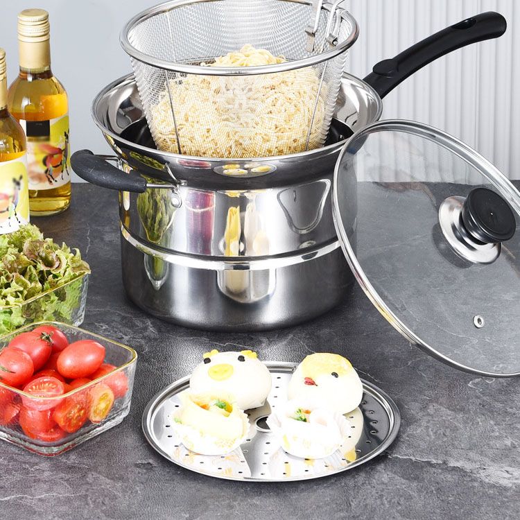 Multipurpose Stainless Steel Saucepan-🎁
