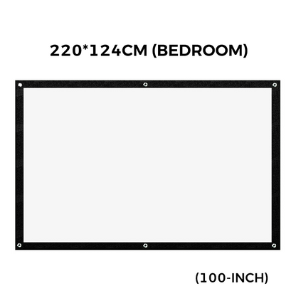 📺  High Definition Projection Screen - 120-inch Diagonal with Matte White Surface for Crystal Clear Home Cinema Experience 🎬🌟