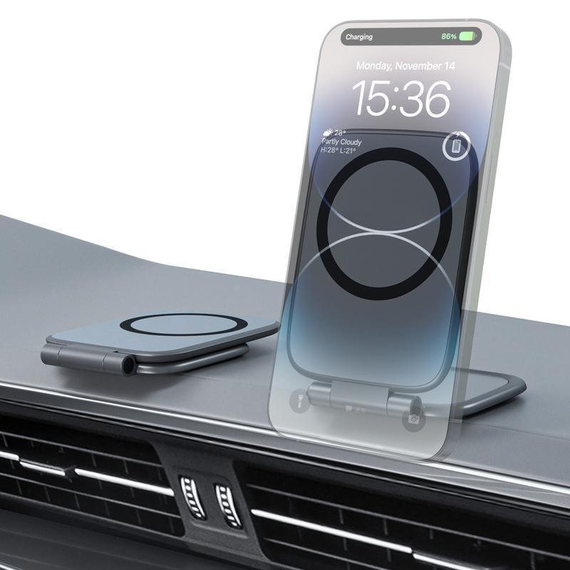 ✨Magnetic Strong-Hold Phone Mount—Sticks Like a Magnet, Stands Like a Rock!📱⚡