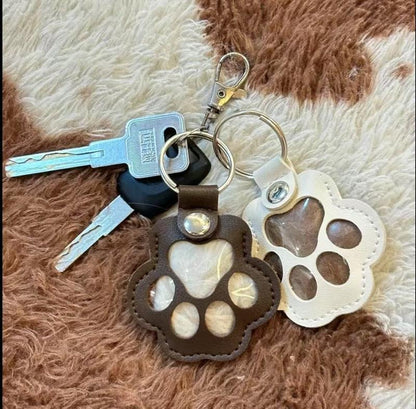 💖 Leather Key Rings To Remember Your Pet - 🐾 Always keep the memory close to yourself