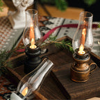 💥LED Vintage Kerosene Lamp Electronic Swing Candle