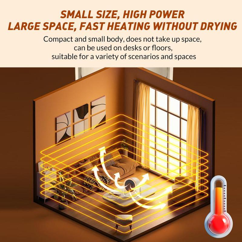 ♨️❄️Portable Instant-Heat Heater – Outdoor & Desktop Mini Radiator