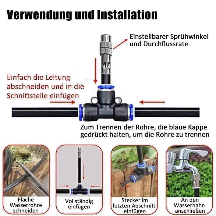 🌱Automatic 360° Curved Garden Irrigation Syste