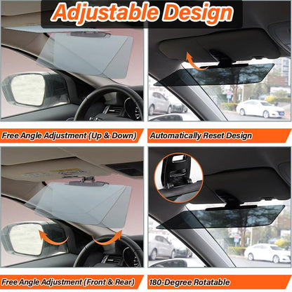 🔥Anti-Glare Driving Visor for Sun Glare & Snow Blindness