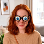 Kids Pull-String Blinking Crazy Glasses
