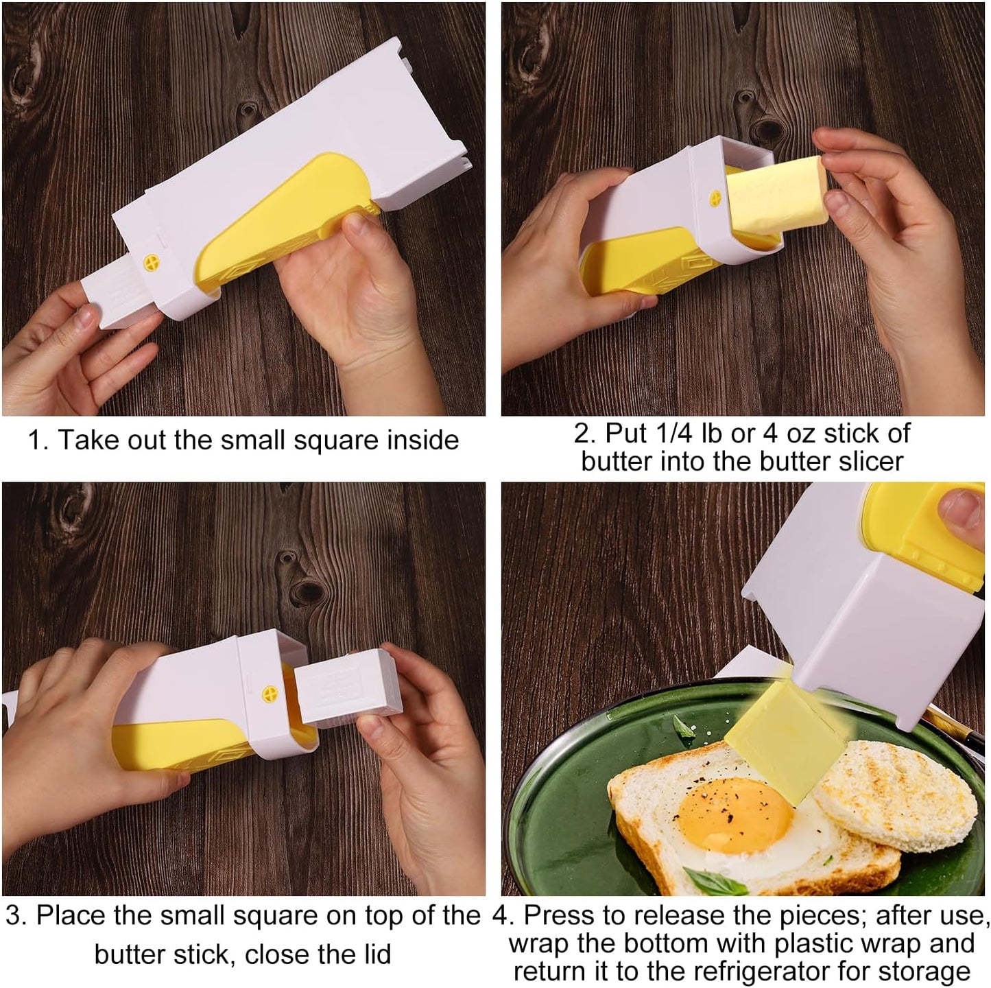 🧈 Transform Your Buttering Game  ✨ Stick Butter Cutter - For Perfect, Mess-Free Slices Every Time!