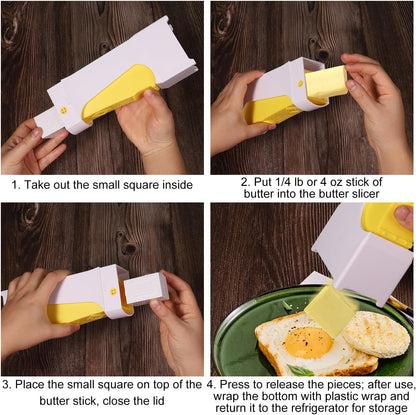 🧈 Transform Your Buttering Game  ✨ Stick Butter Cutter - For Perfect, Mess-Free Slices Every Time!