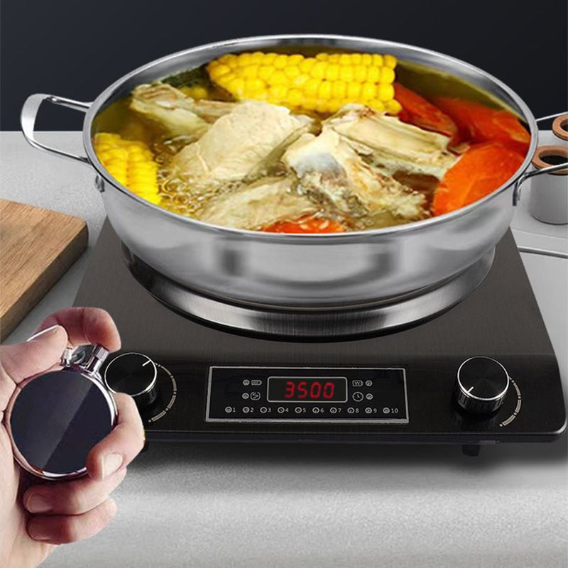 ⚡3500-watt Induction Hob, 10 Temperature Settings