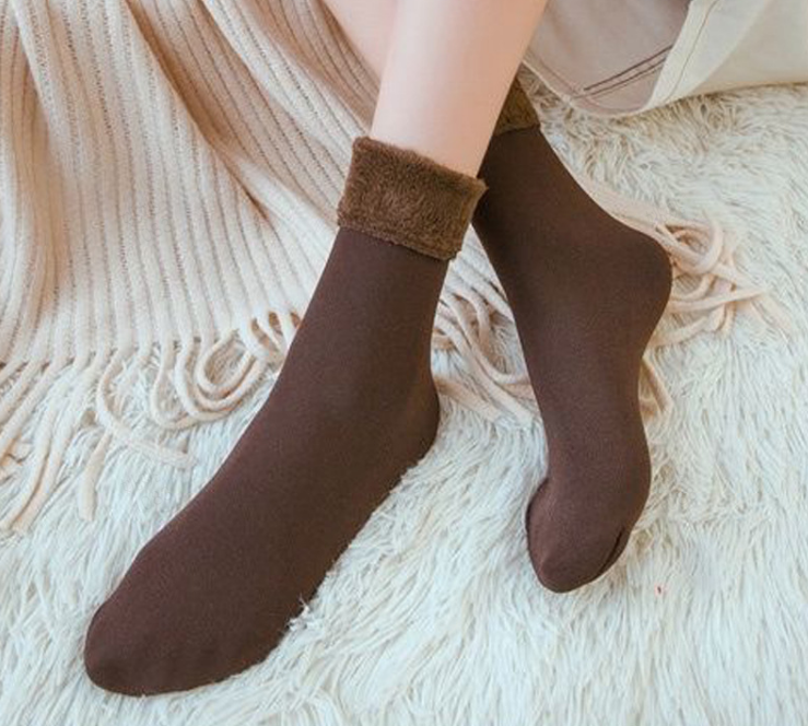 ❄️🎁5/10PCS Unisex Thickened Fleece Lined Cold-Proof Winter Socks