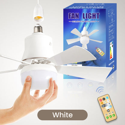 🔥🔥 2-IN-1 PORTABLE CEILING FAN & LIGHT with Remote Control