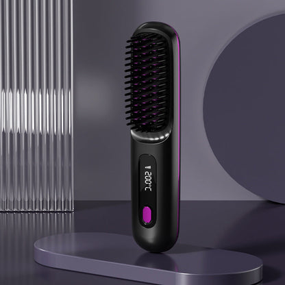 💥Summer Hot Sell 49% Off💥Wireless Ceramic Heating Hair Straightening Comb