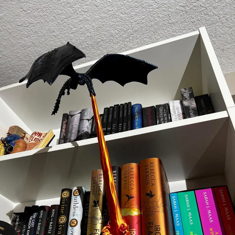 🐉🔥 Dragon Flame Decoration – Realistic Flame Effect, PLA Silk Thread – A Must-Have for Halloween Decor! Add 2+ Items for Discount 🎃🌙✨