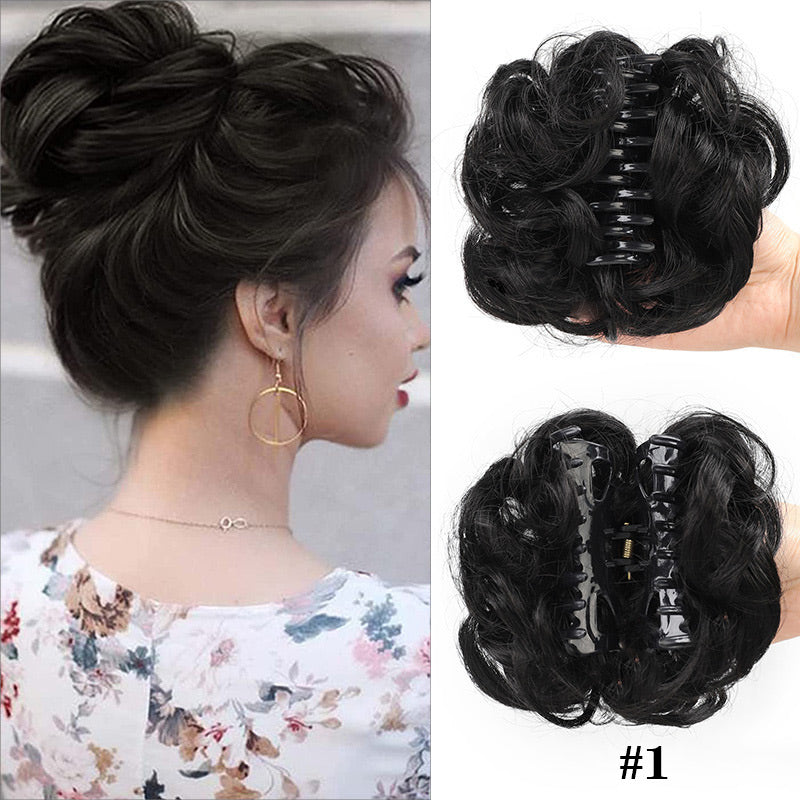 Claw Clip Wig for Natural Hair Bun