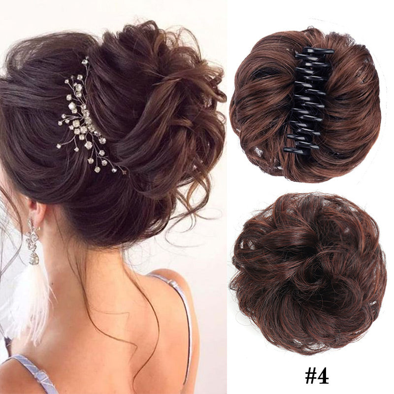 Claw Clip Wig for Natural Hair Bun