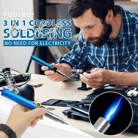 🎁Buy 3 Get 1 Free🔥3 In 1 Cordless Soldering Iron Kit