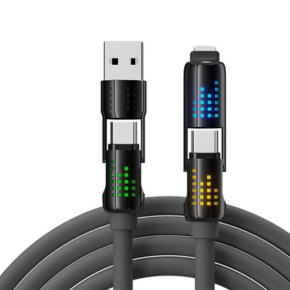 🔥Black Friday Discount-49% OFF🔥4-in-1 Fast Charging Data Cable with Breathing Light